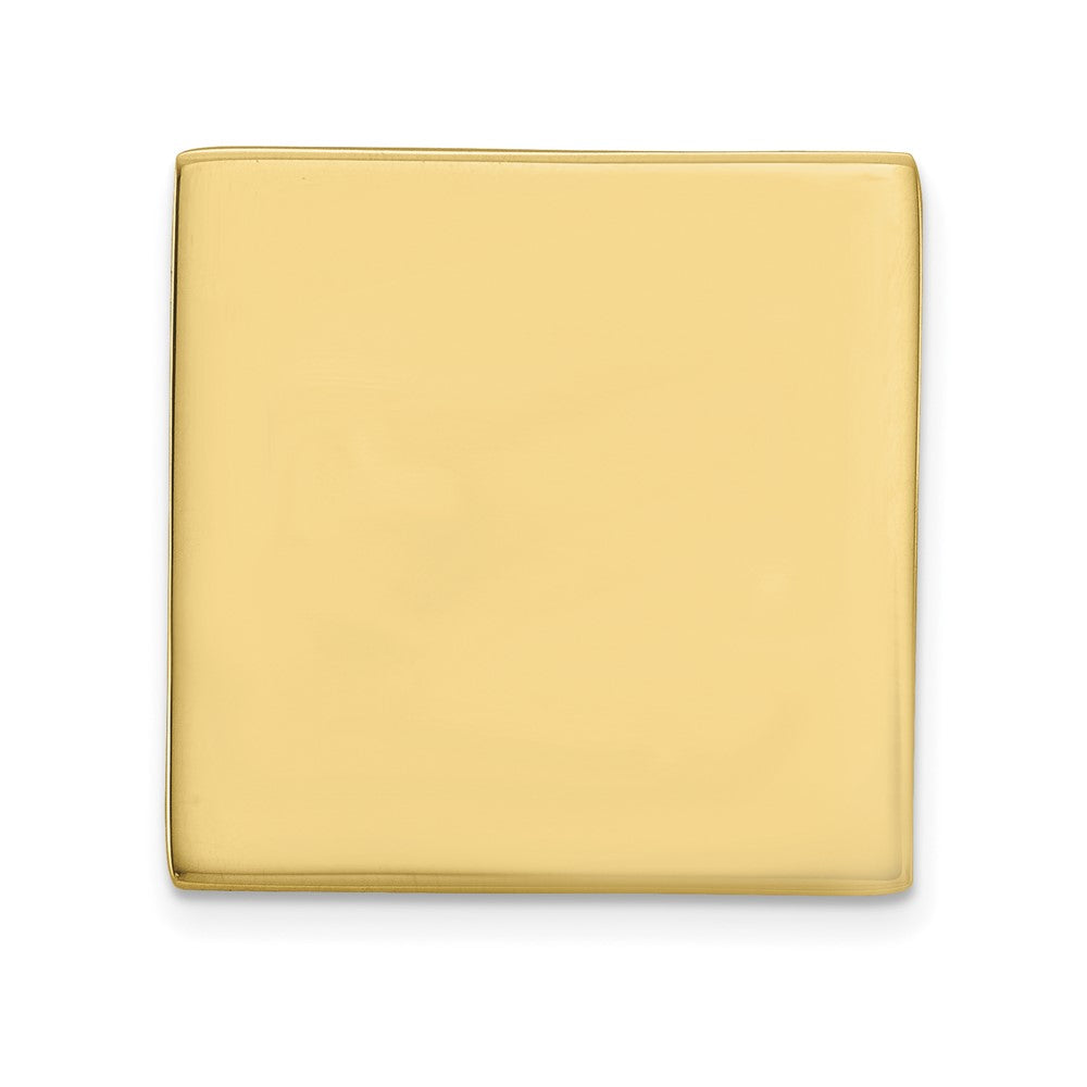 14K Yellow Gold Men'S Square Tie Tac