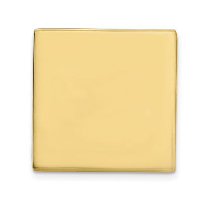 14K Yellow Gold Men'S Square Tie Tac
