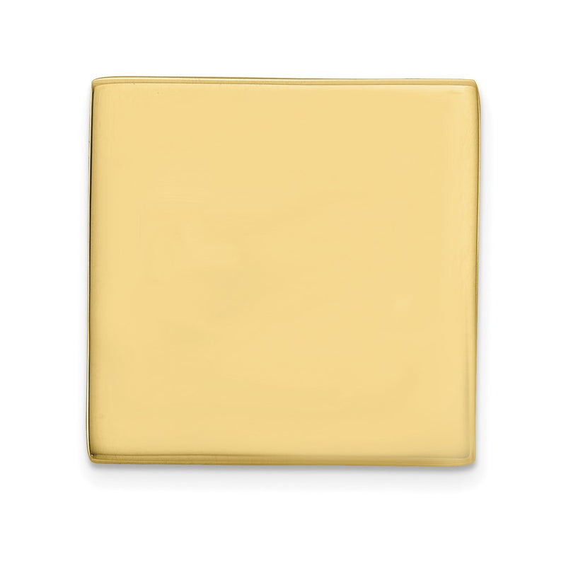 14K Yellow Gold Men'S Square Tie Tac