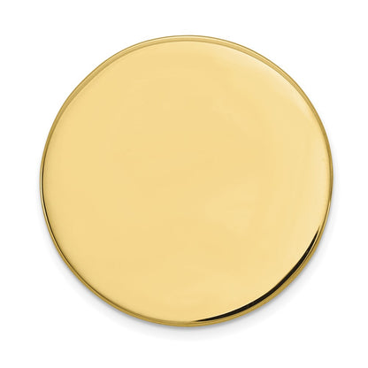 14K Yellow Gold Men'S Circular Tie Tac