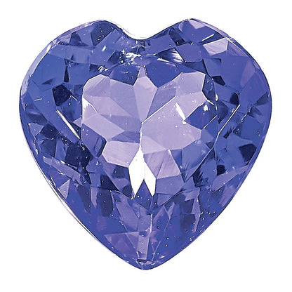 Gemstone Tanzanite A Quality 5mm Heart