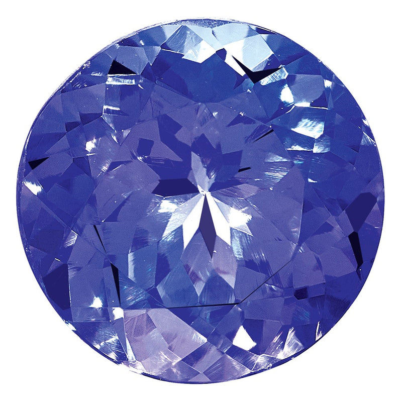 Gemstone Tanzanite Aa Quality 6.5mm Round
