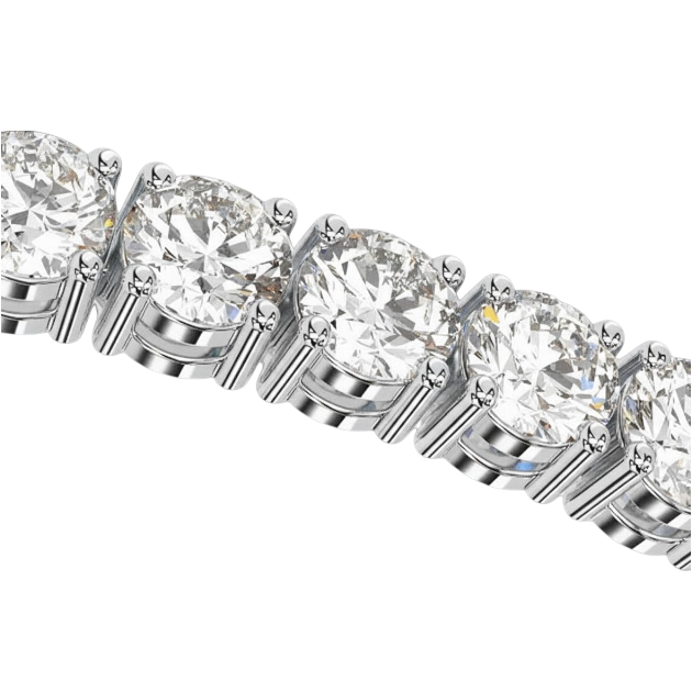 Diamond Tennis Anklet for Women | 14K Gold Natural Diamonds