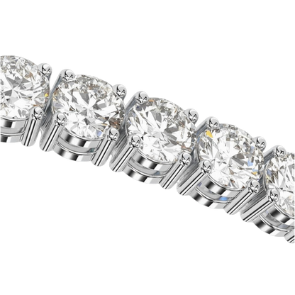 Diamond Tennis Anklet for Women | 14K Gold Natural Diamonds