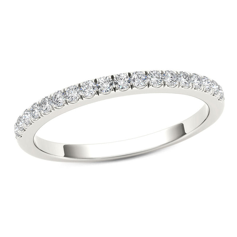 0.33 CT. TW Diamond Wedding Band in 10K White Gold