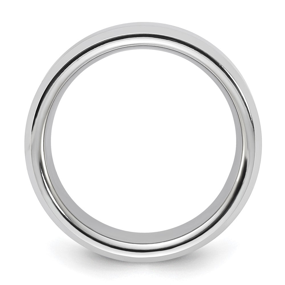 Vitalium Polished 8mm Beveled Edge Band (Size 9.5 Only)
