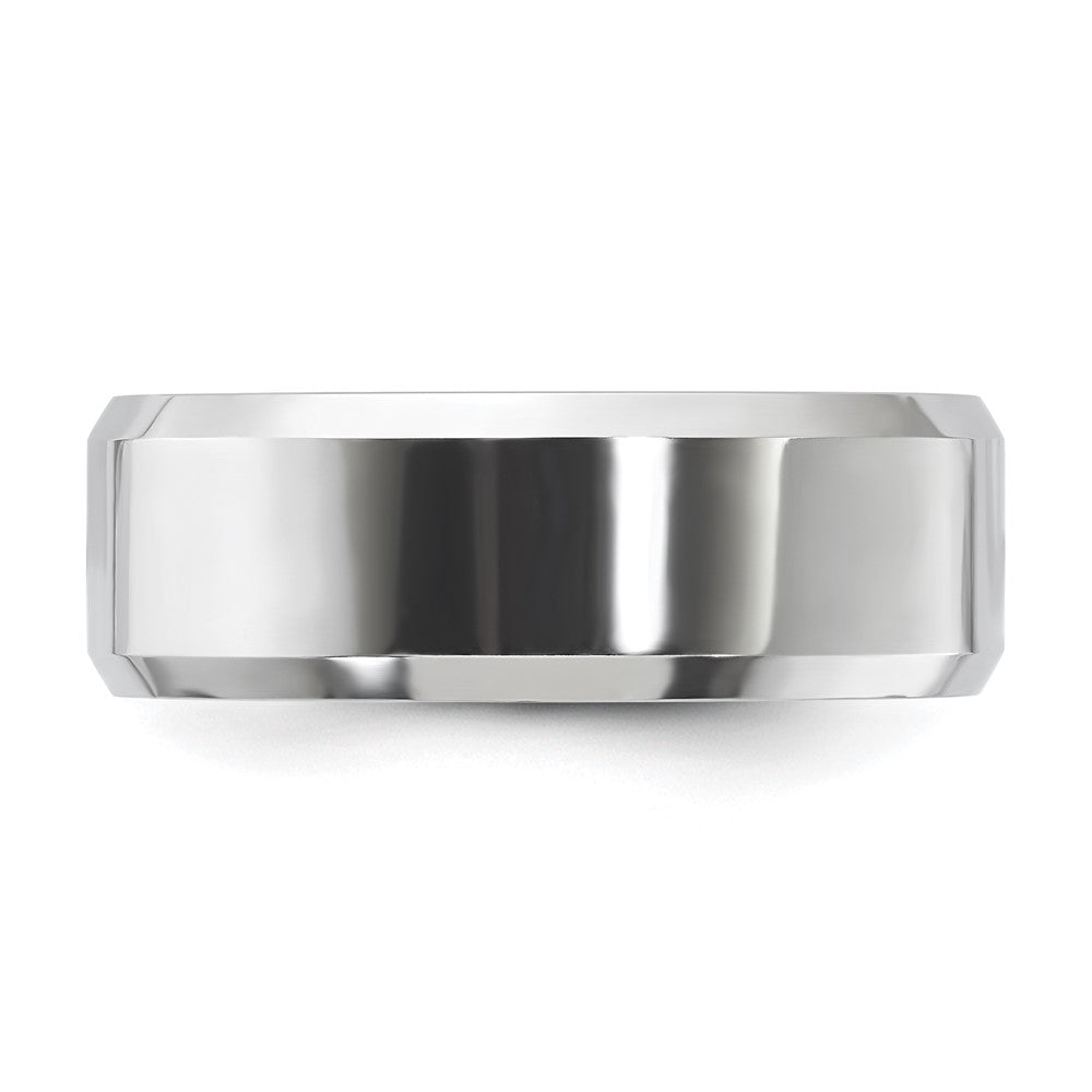Vitalium Polished 8mm Beveled Edge Band (Size 9.5 Only)