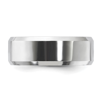Vitalium Polished 8mm Beveled Edge Band (Size 9.5 Only)