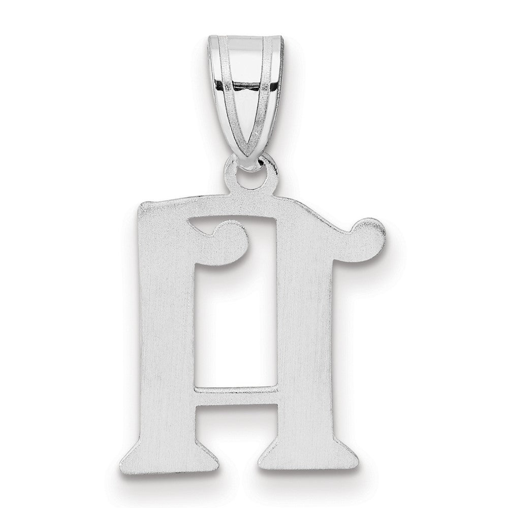 14K White Gold Polished Number 11 Pendant