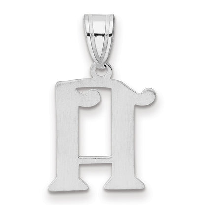 14K White Gold Polished Number 11 Pendant