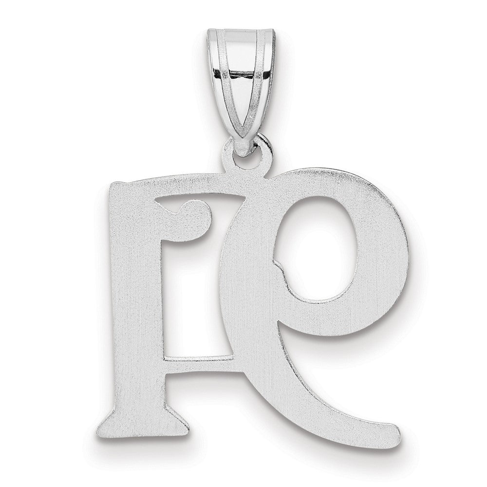 14K White Gold Polished Number 91 Pendant