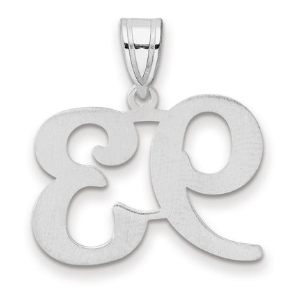 14K White Gold Polished Number 93 Pendant