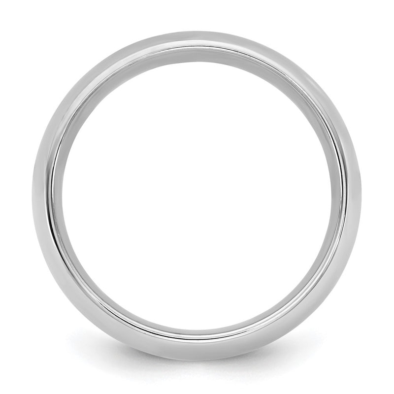 10K White Gold 10Kw 1.5mm Standard Comfort Fit Band Size 6
