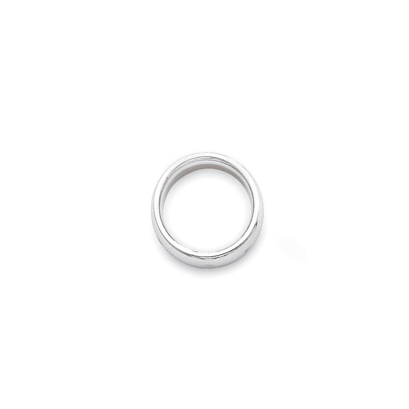 14k White Gold 3mm Standard Weight Comfort Fit Wedding Band Ring