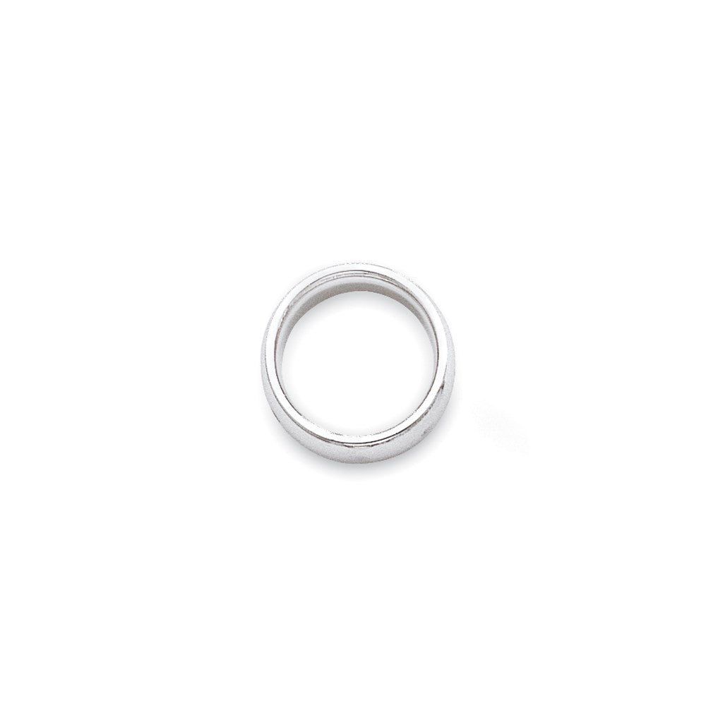 10k White Gold 3mm Standard Weight Comfort Fit Wedding Band Ring