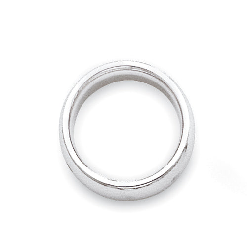 Solid 14K White Gold 3mm Standard Comfort Fit Men's/Women's Wedding Band Ring Size 12.5