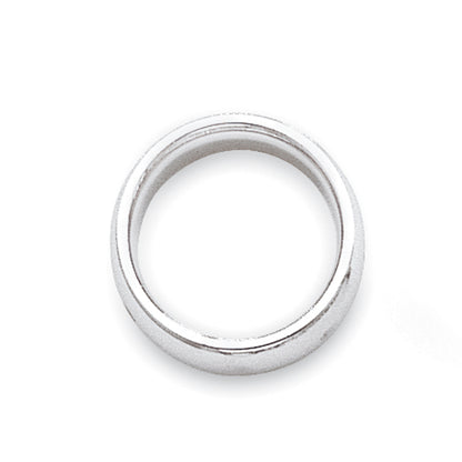 Solid 14K White Gold 3mm Standard Comfort Fit Men's/Women's Wedding Band Ring Size 12.5