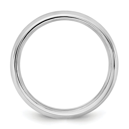 10K White Gold 10Kw 3.5mm Standard Comfort Fit Band Size 9