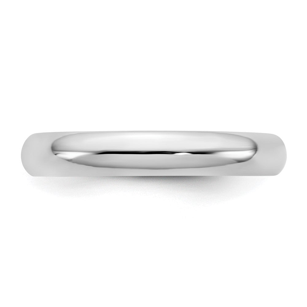 10K White Gold 10Kw 3.5mm Standard Comfort Fit Band Size 13