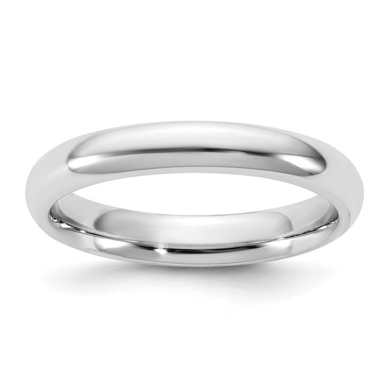 10K White Gold 10Kw 3.5mm Standard Comfort Fit Band Size 9