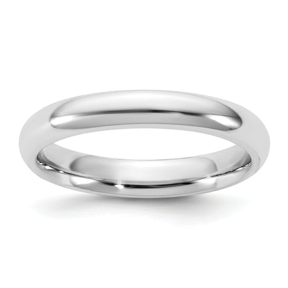 10K White Gold 10Kw 3.5mm Standard Comfort Fit Band Size 9