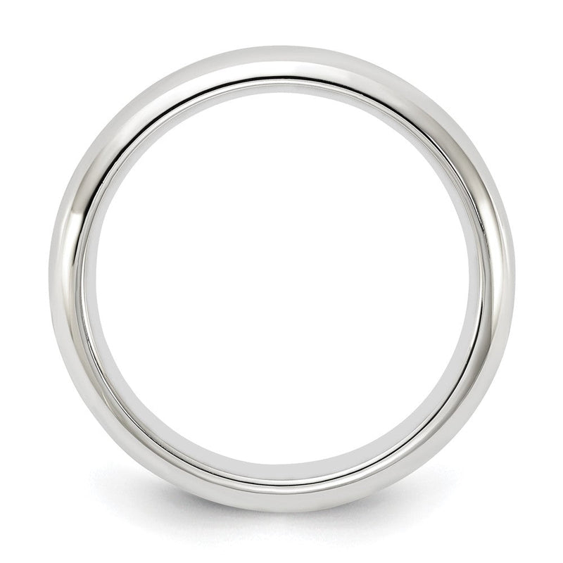 18k White Gold 4mm Standard Weight Comfort Fit Wedding Band Ring