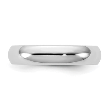 10K White Gold 10Kw 4.5mm Standard Comfort Fit Band Size 9.5