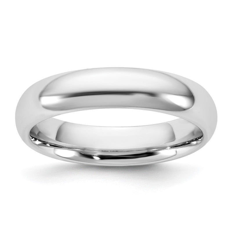 10K White Gold 10Kw 4.5mm Standard Comfort Fit Band Size 13.5