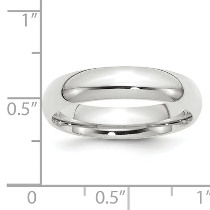 Solid 14K Yellow Gold White Gold 5mm Comfort Fit Men's/Women's Wedding Band Ring Size 11.5