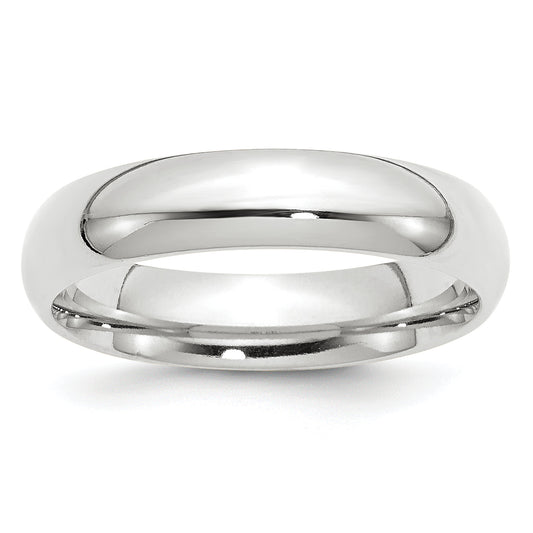 Solid 14K Yellow Gold White Gold 5mm Comfort Fit Men's/Women's Wedding Band Ring Size 10