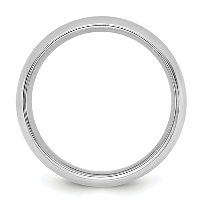 10K White Gold 10Kw 5.5mm Standard Comfort Fit Band Size 12