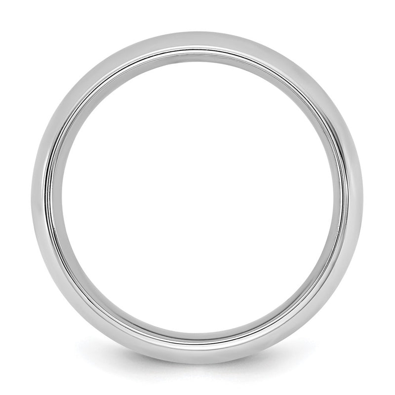 10K White Gold 10Kw 5.5mm Standard Comfort Fit Band Size 8.5