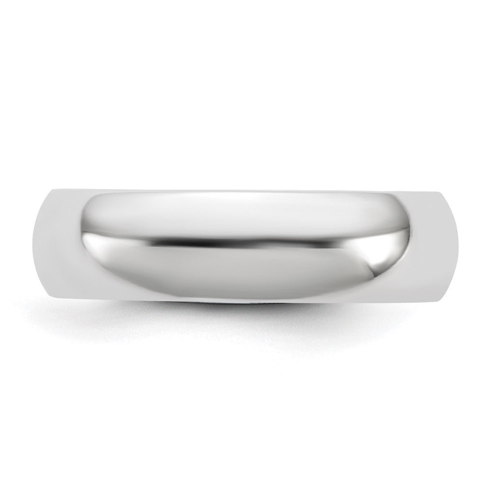 10K White Gold 10Kw 5.5mm Standard Comfort Fit Band Size 13.5