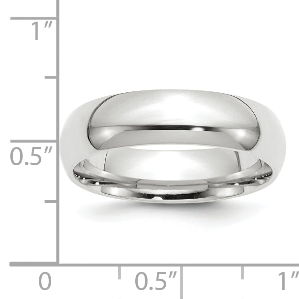 Solid 14K Yellow Gold White Gold 6mm Comfort Fit Men's/Women's Wedding Band Ring Size 10