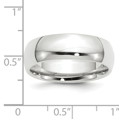 Solid 14K Yellow Gold White Gold 7mm Comfort Fit Men's/Women's Wedding Band Ring Size 10