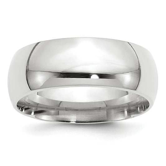 Solid 14K Yellow Gold White Gold 8mm Comfort Fit Men's/Women's Wedding Band Ring Size 6
