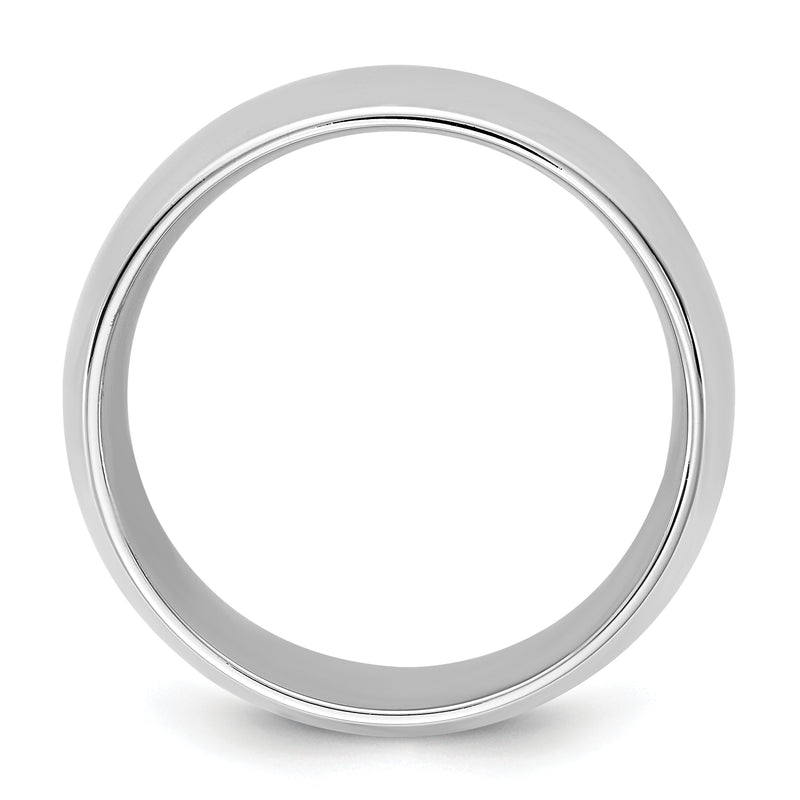 10K White Gold 10Kw 9mm Standard Comfort Fit Band Size 10.5