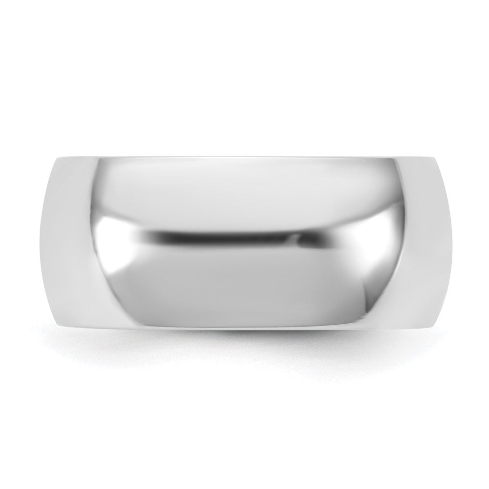 10K White Gold 10Kw 9mm Standard Comfort Fit Band Size 7.5