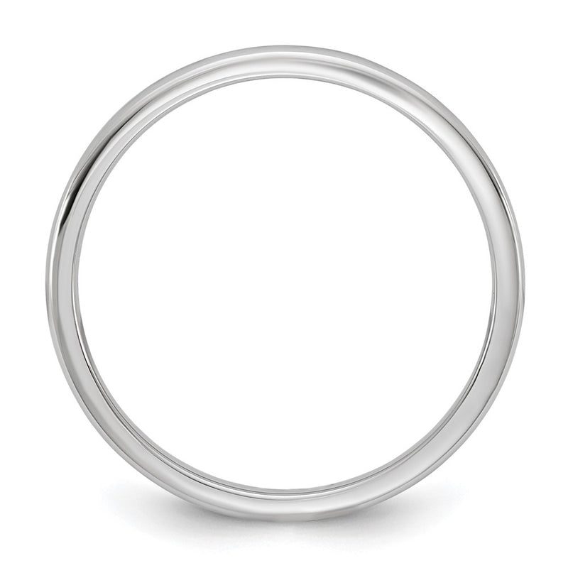 10K White Gold 10Kw 1.5mm Lightweight Comfort Fit Band Size 7.5