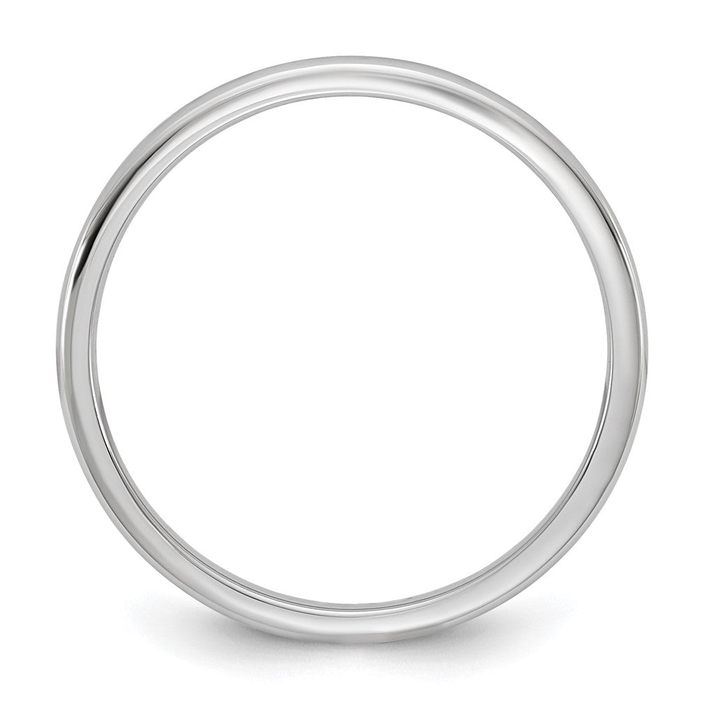 10K White Gold 10Kw 1.5mm Lightweight Comfort Fit Band Size 6.5