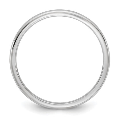 10K White Gold 10Kw 1.5mm Lightweight Comfort Fit Band Size 12.5