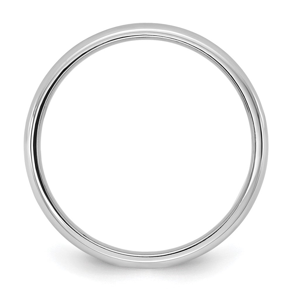 10K White Gold 10Kw 2.5mm Lightweight Comfort Fit Band Size 13