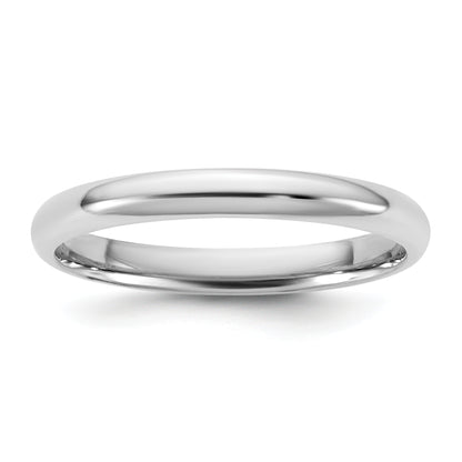 10K White Gold 10Kw 2.5mm Ltw Comfort Fit Band Size 14