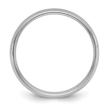 10K White Gold 10Kw 3.5mm Lightweight Comfort Fit Band Size 6