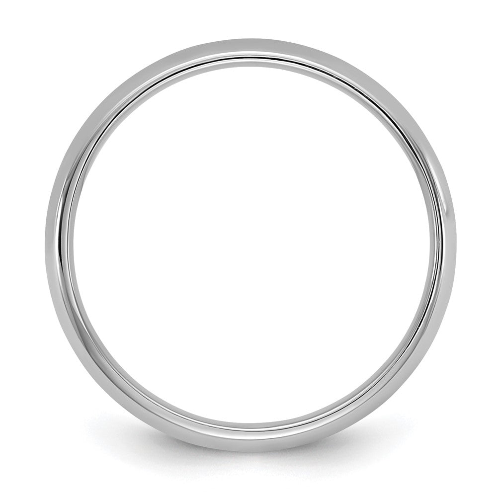 10K White Gold 10Kw 3.5mm Lightweight Comfort Fit Band Size 9.5