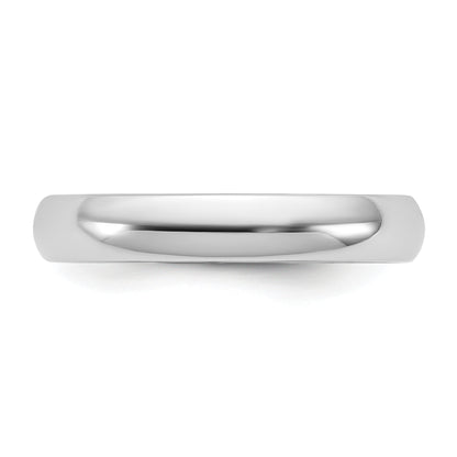 10K White Gold 10Kw 3.5mm Lightweight Comfort Fit Band Size 10