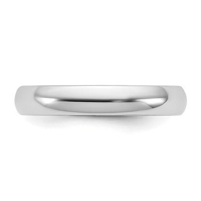 10K White Gold 10Kw 3.5mm Lightweight Comfort Fit Band Size 6