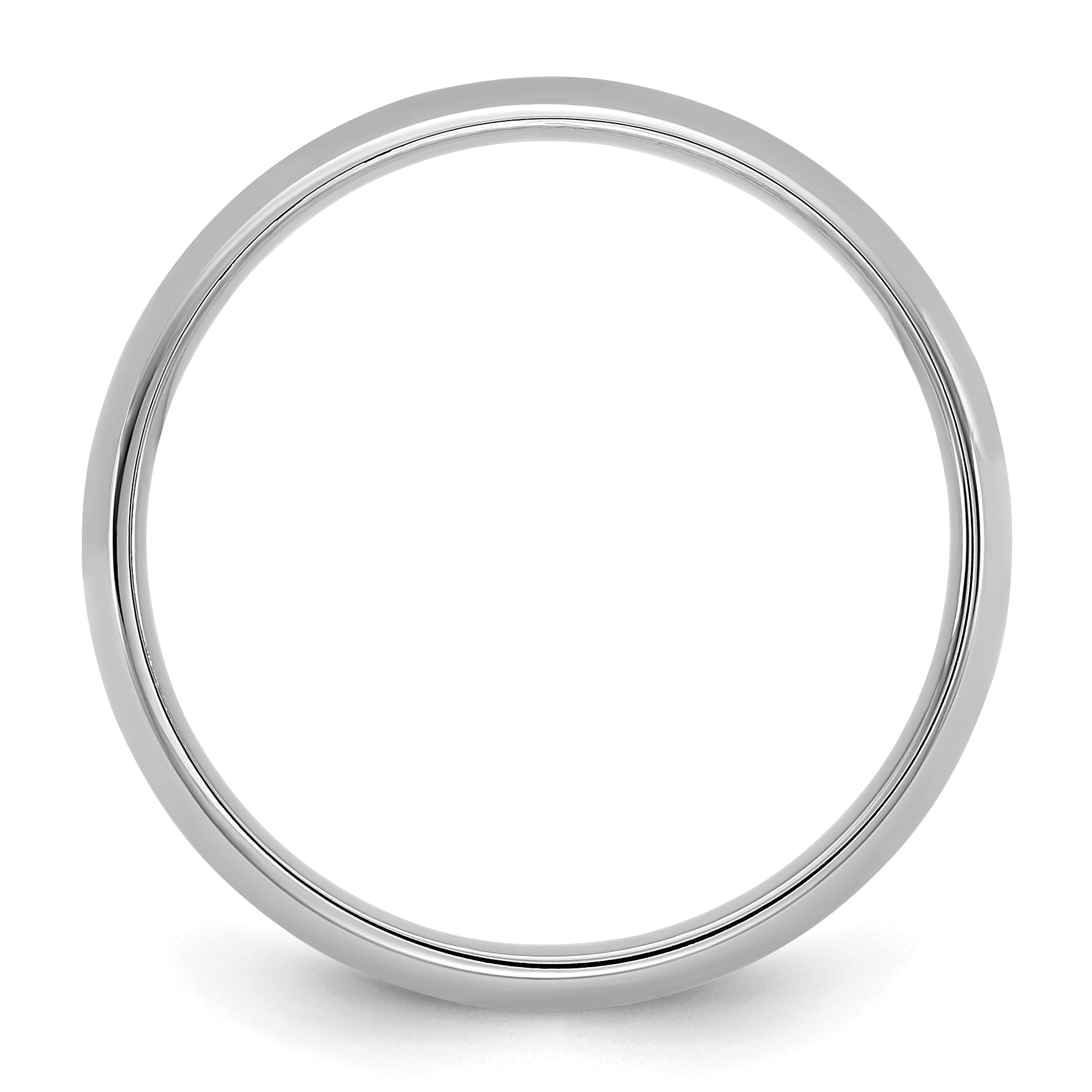 10K White Gold 10Kw 4.5mm Ltw Comfort Fit Band Size 9