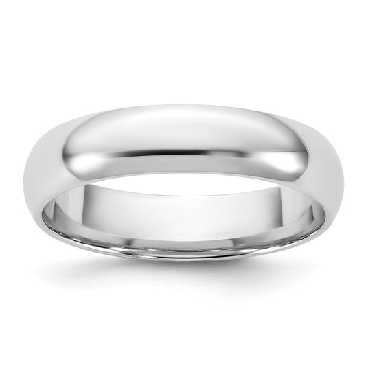 10K White Gold 10Kw 4.5mm Ltw Comfort Fit Band Size 4