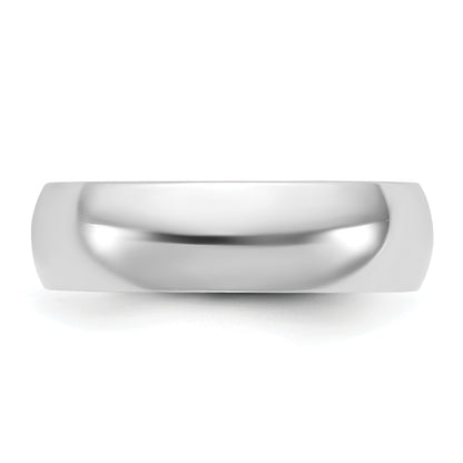 10K White Gold 10Kw 5.5mm Ltw Comfort Fit Band Size 11